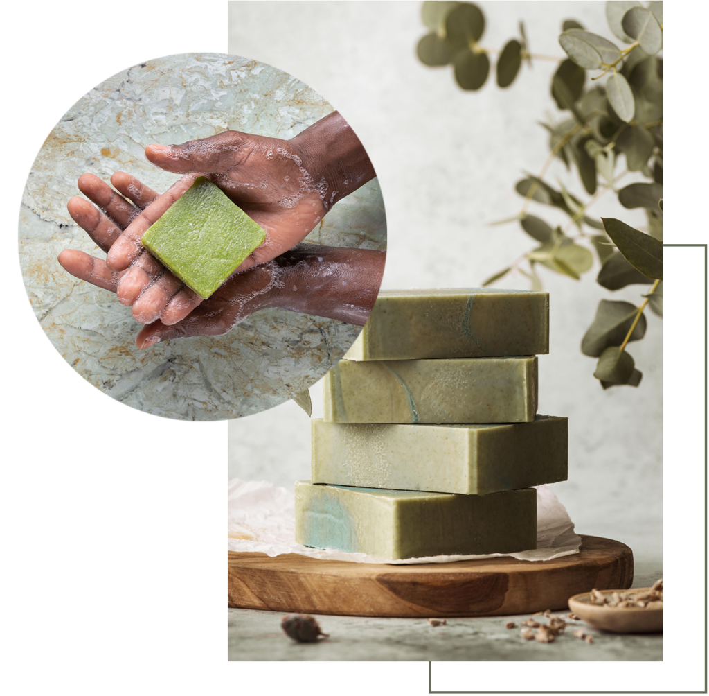 savon en pyramide