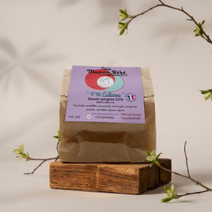 Savon hypoallergénique, surgras à 12% avec argile rose.