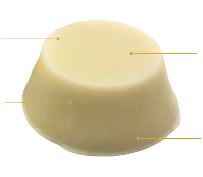 après shampoing monoï avec trait
