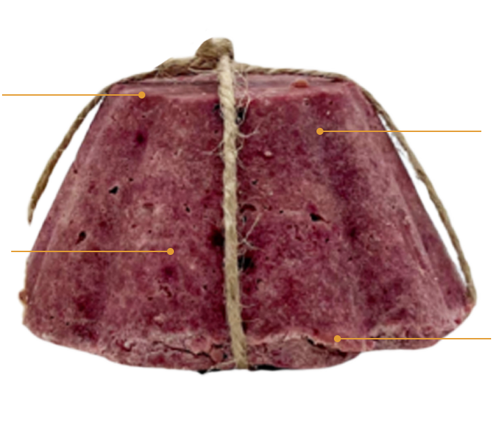 shampoing solide hibiscus avec trait