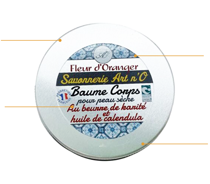 baume fleur d'oranger 150ml avec trait